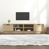 TV staliukas Televizoriaus spintelės, 2vnt., ąžuolo, 80x35x36,5cm, mediena