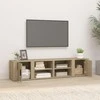 TV staliukas Televizoriaus spintelės, 2vnt., ąžuolo, 80x31,5x36cm, mediena