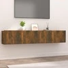 TV staliukas Televizoriaus spintelės, 2vnt., ąžuolo, 80x30x30cm, mediena