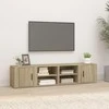 TV staliukas Televizoriaus spintelės, 2vnt., ąžuolo, 80x31,5x36cm, mediena