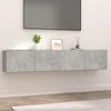 TV staliukas Televizoriaus spintelės, 2vnt., betono, 80x30x30cm, mediena