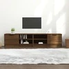 TV staliukas Televizoriaus spintelės, 2vnt., rudos, 80x35x36,5cm, mediena