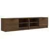 TV staliukas Televizoriaus spintelės, 2vnt., rudos, 80x35x36,5cm, mediena