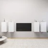 TV staliukas Televizoriaus spintelės, 4vnt., baltos, 30,5x30x60cm, mediena