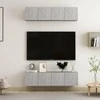TV staliukas Televizoriaus spintelės, 4vnt., betono, 60x30x30cm, mediena