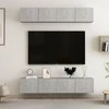 TV staliukas Televizoriaus spintelės, 4vnt., betono, 80x30x30cm, mediena