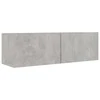 TV staliukas Televizoriaus spintelės, 4vnt., betono, 100x30x30cm, mediena