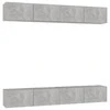 TV staliukas Televizoriaus spintelės, 4vnt., betono, 100x30x30cm, mediena