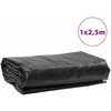Tentas, antracito spalvos, 1x2,5m, 650g/m²
