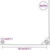 Tentas, antracito spalvos, 4x7m, 600g/m²