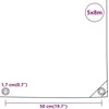 Tentas, antracito spalvos, 5x8m, 650g/m²