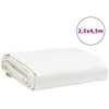 Tentas, baltos spalvos, 2,5x4,5m, 650g/m²