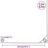 Tentas, baltos spalvos, 2,5x4,5m, 650g/m²