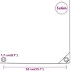 Tentas, baltos spalvos, 5x6m, 650g/m²