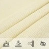 Tentas, HDPE, Trikampis, 3,6x3,6x3,6 m, Kreminės Spalvos