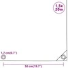Tentas, juodos spalvos, 1,5x20m, 650g/m²