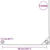 Tentas, juodos spalvos, 1,5x6m, 650g/m²