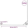 Tentas, juodos spalvos, 2x3m, 650g/m²