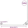 Tentas, juodos spalvos, 3x6m, 650g/m²