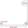 Tentas, pilkas, 650 g/m², 2,5x3,5 m