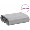 Tentas, pilkos spalvos, 1,5x20m, 650g/m²