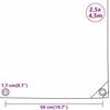 Tentas, pilkos spalvos, 2,5x4,5m, 650g/m²