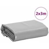Tentas, pilkos spalvos, 2x3m, 600g/m²