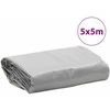 Tentas, pilkos spalvos, 5x5m, 650g/m²