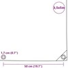 Tentas, žalias, 650 g/m², 3,5x5 m