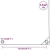 Tentas, žalios spalvos, 1,5x2m, 600g/m²