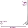 Tentas, žalios spalvos, 2,5x4,5m, 650g/m²