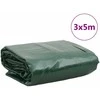 Tentas, žalios spalvos, 3x5m, 650g/m²