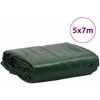 Tentas, žalios spalvos, 5x7m, 650g/m²