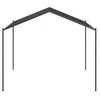 Tentinė palapinė, antracito spalvos, 3x3m, plienas ir audinys