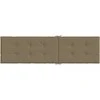 Terasos kėdės pagalvėlė, taupe, (75+105)x50x3cm, audinys