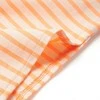 Tiesus vaikiškas sijonas su dryžiais, oranžinis, 128 dydžio