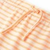 Tiesus vaikiškas sijonas su dryžiais, oranžinis, 128 dydžio
