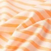 Tiesus vaikiškas sijonas su dryžiais, oranžinis, 140 dydžio