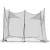 Lauko tinklelis nuo uodų, 220 tinklo, juodas, 300x300x200 cm
