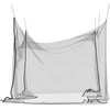 Lauko tinklelis nuo uodų, 220 tinklo, juodas, 300x300x250 cm