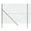Tinklinė tvora, žalios spalvos, 1,4x10m