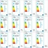 Pakabinamas šviestuvas Toršeras su aukštu stovu, puoštas 4 burbulais, baltas