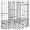 Triušių narvas, 3 segmentai, 163x79x54cm, galvanizuota geležis