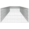 Triušių narvas, 5 segmentai, 541x109x54cm, galvanizuota geležis