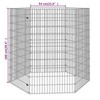 Aptvaras gyvūnams, 6 segmentai, 54x100cm, galvanizuota geležis
