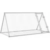 Narvelis triušiams, sidabrinis, 200x105x91cm, plienas