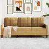 Trivietė sofa, rudos spalvos, 180cm, aksomas