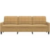 Trivietė sofa, rudos spalvos, 210cm, aksomas