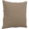 Trivietė sofa su pagalvėlėmis, kapučino, 180cm, dirbtinė oda