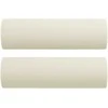 Trivietė sofa su pagalvėlėmis, kreminės spalvos, 180cm, aksomas